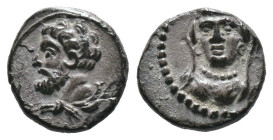 (Bronze, 0.75g 9mm)

CILICIA, Uncertain. 4th Century BC. Obol
