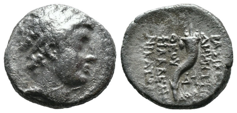 (Silver, 3.52g 16mm)

Syria - Demetrius I Soter , Drachm, Antiochia, 162-150 B...