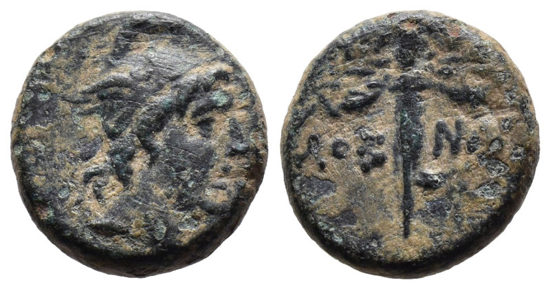 (Bronze, 3.12g 14mm)

PONTUS, Amisos.

Circa 85-65 BC. Æ