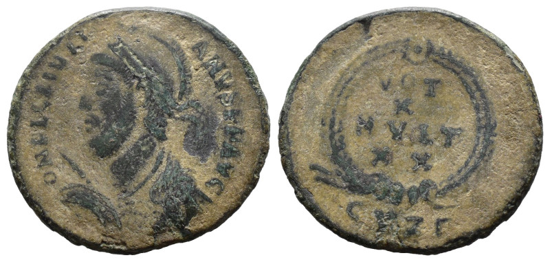 (Bronze, 2.70g 20mm)

Julian II, 360-363. Follis