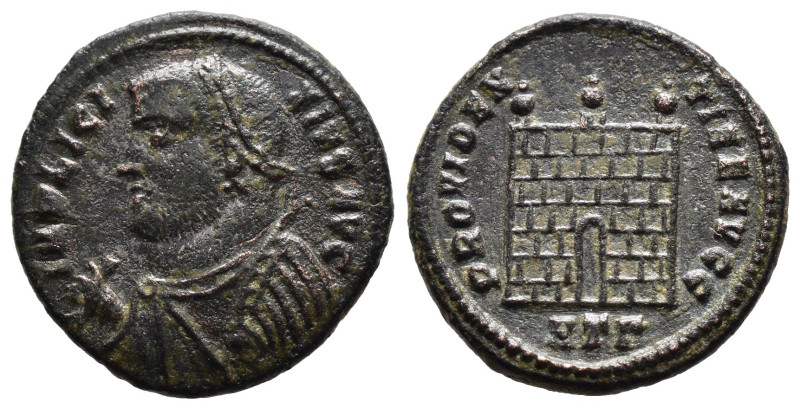 (Bronze, 3.32g 19mm)

LICINUS I, A.D. 308-324. BI Nummus (Follis)