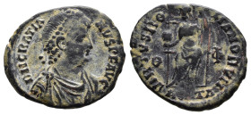 (Bronze, 2.11g 18mm)

Gratianus (367-383) - AE Follis