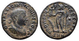 (Bronze, 3.28g 17mm)

LICINUS I, A.D. 308-324. BI Nummus (Follis)