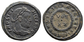 (Bronze, 3.00g 19mm)

LICINUS I, A.D. 308-324. BI Nummus (Follis)