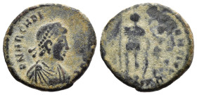(Bronze, 3.08g 18mm)

Arcadius, 383-408. Follis, Heraclea, 378-383.