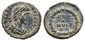 (Bronze, 1.08g 14mm)

Gratianus (367-383) - AE Follis