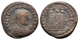 (Bronze, 3.16g 19mm)

LICINUS I, A.D. 308-324. BI Nummus (Follis)