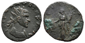 (Bronze, 2.76g 17mm)

Claudius II Gothicus (268-270 AD).