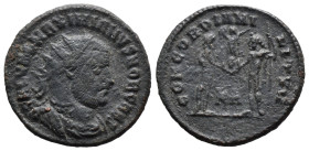 (Bronze, 2.99g 20mm)

Maximianus Herculius (286-305 AE).