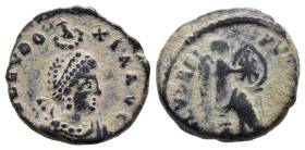 (Bronze, 2.83g 14mm)

Theodosius I. AD 379-395. Heraclea Ae,