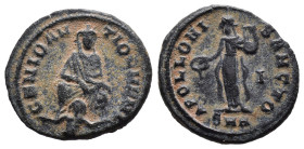 (Bronze, 1.91g 15mm)

Maximinus II (AD 308-313). AE quarter nummus,