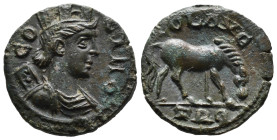 (Bronze, 4.88g 21mm)

TROAS. Alexandreia. Pseudo-autonomous.

Time of Gallienus (260-268). Ae.

Obv: ALEX TRO.