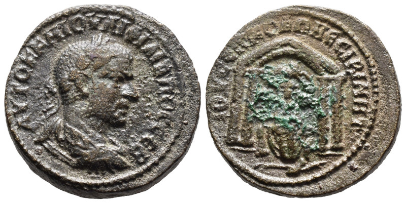 (Bronze, 13.15g 25mm)

Mesopotamia, Nisibis. Philip I. A.D. 244-249. AE.

La...