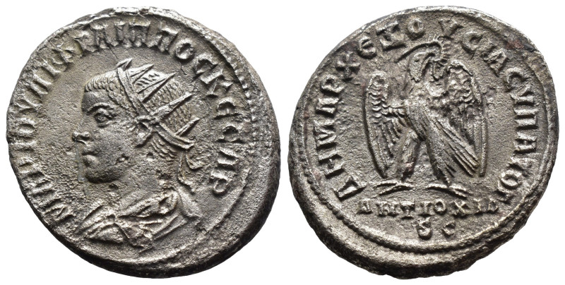 (Bronze, 11.00g 16mm)

Seleucis and Pieria. Antioch. Philip II (247-249). Tetr...