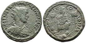 (Bronze, 18.88g 30mm)

CILICIA. Mallus. Hostilian, as Caesar, 250-251. Tetrassarion