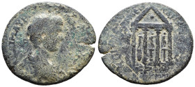 (Bronze, 12.24g 30mm)

PONTUS, Neocaesarea. Geta, as Caesar. 198-209 AD. Æ