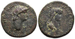 (Bronze, 12.09g 27mm)

Nero Poppea - AE 27 (Galatia)