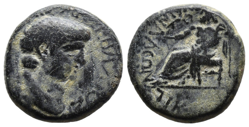 (Bronze, 3.99g 17mm)

PHRYGIA, Sebaste. Nero, 54-68. Assarion