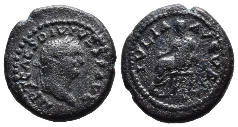 (Bronze, 3.75g 17mm)

Titus (79-81). Æ quadrans