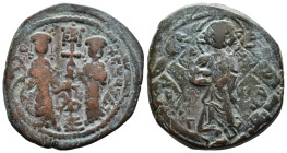 (Bronze, 9.46g 28mm)

BYZANTINE EMPIRE. Constantine X. 1059-1067. Æ follis