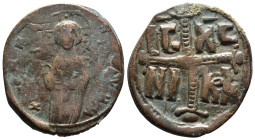 (Bronze, 7.76g 29mm)

BYZANTINE EMPIRE. Time of Michael IV. Circa 1034-1041