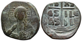 (Bronze, 12.33g 30mm)

BYZANTINE EMPIRE. Time of Romanus III. 1028-1034.