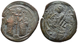 (Bronze, 9.69g 32mm)

BYZANTINE EMPIRE. Constantine X. 1059-1067. Æ follis