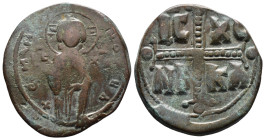 (Bronze, 8.82g 29mm)

BYZANTINE EMPIRE. Time of Michael IV. Circa 1034-1041