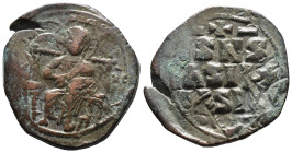 (Bronze, 9.64g 28mm)

BYZANTINE EMPIRE….
Byzantine. Anonymous (attributed to Constantine IX), c. 1042-1055. AE Follis Constantinople.