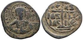 (Bronze, 8.52g 30mm)

BYZANTINE EMPIRE. Time of Romanus III. 1028-1034.