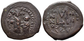 (Bronze, 12.67g 31mm)

BYZANTINE EMPIRE. Heraclius, 610-641 AE