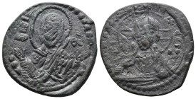(Bronze, 5.26g 27mm)

BYZANTINE EMPIRE…..Romanus IV. 1068-1071. Æ follis (anonymous).