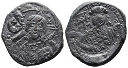 (Bronze, 7.80g 27mm)

BYZANTINE EMPIRE….Michael VII Ducas AE Follis Constantinople 1071-1078