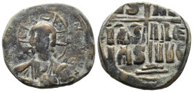 (Bronze, 11.77g 28mm)

BYZANTINE EMPIRE. Time of Romanus III. 1028-1034.