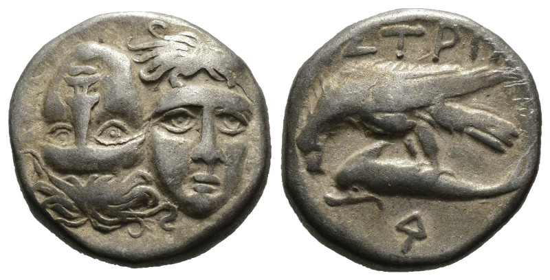 (Silver, 5.51g 17mm)

THRACIA - Istros
Drachma
ca. 380-280 BC Chr.
Av.: Two...