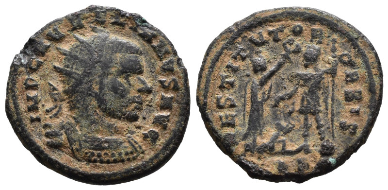 (Bronze, 3.46g 21mm)

Aurelian 270-275. Siscia