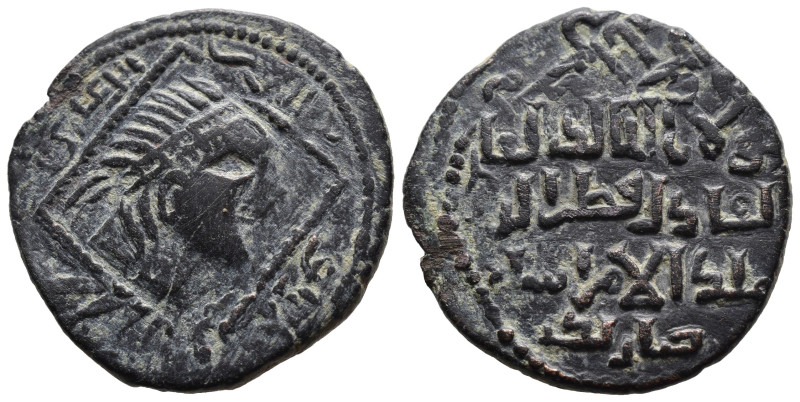 (Bronze, 11.14g 28mm)

ARTUQIDS OF MARDIN…..Qutb ad-dîn Îlghâzî, 572-580 H/117...