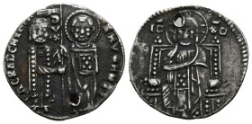 (Silver, 2.09g 19mm)

Italian states Venice Pietro Gradenigo silver Grosso 1289-1311