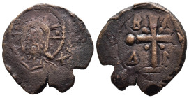 (Bronze, 7.13g 24mm)

CRUSADERS. Edessa. Baldwin I, 1098-1100. Follis