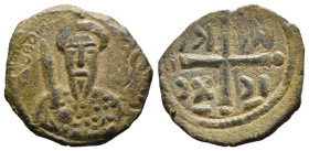 (Bronze, 2.31g 19mm)

Crusaders, Antioch. Tancred (Regent, 1101-03, 1104-12). Æ Follis