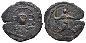 (Bronze, 3.49g 22mm)

CRUSADERS. Edessa. Baldwin II (Second reign, 1108-1118). Follis.