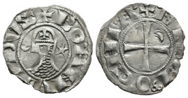 (Silver, 0.86g 17mm)

CRUSADERS, Antioch. Bohémond III. 1163-1201. BI Denier