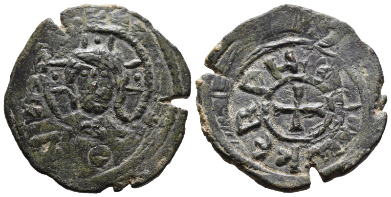 (Bronze, 7.84g 28mm)

CRUSADERS,

Edessa.

Richard of Salerno.

Regent, ...