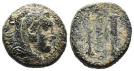 (Bronze, 6.68g 18mm)

KINGS OF MACEDON,
Alexander III 'the Great' (Circa 336-323 BC).