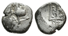 (Silver, 1.79g 11mm)

THRACE. Byzantion. Circa 387/6-340 BC. Hemidrachm