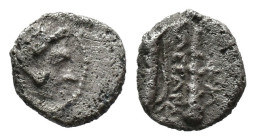 (Silver, 0.32g 6mm)

Kings of Macedon. Babylon. Alexander III "the Great" 336-323 BC.