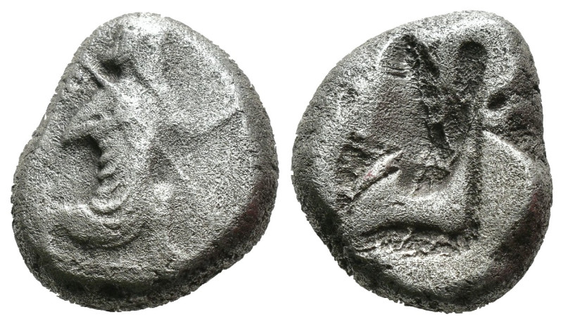 (Silver, 5.27g 13mm)

Darius I - Xerxes I 505-480 BC;