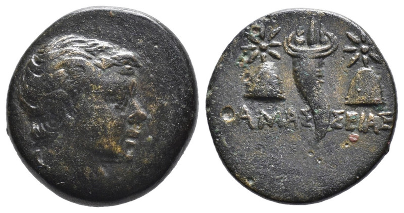 (Bronze, 4.15g 17mm)

Pontos. Amaseia circa 120-63 BC. Bronze Æ