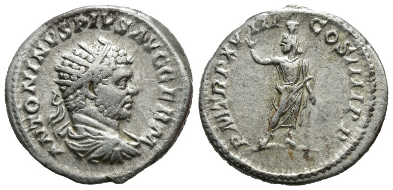 (Silver, 5.22g 22mm)

Caracalla, 197 - 217 n. Chr. Denar 214 n. Chr. Rom.Vs.: ...