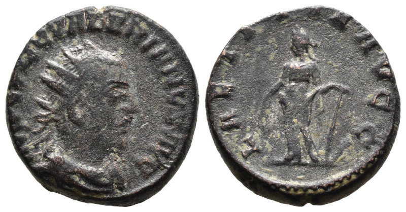 (Bronze, 4.48g 20mm)

Valerian II as Caesar, unpublished mule ; 256-258 AD,